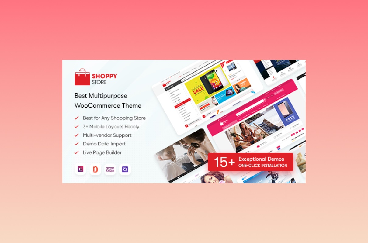 Shoppy Store Theme main cover.