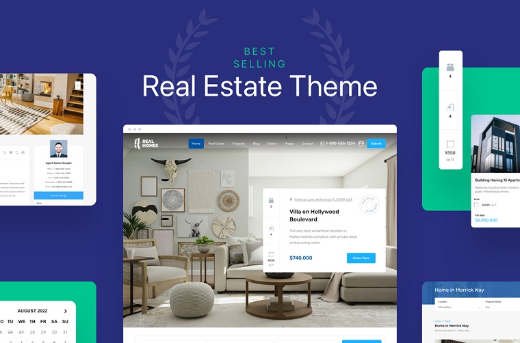 Realhomes WordPress theme.