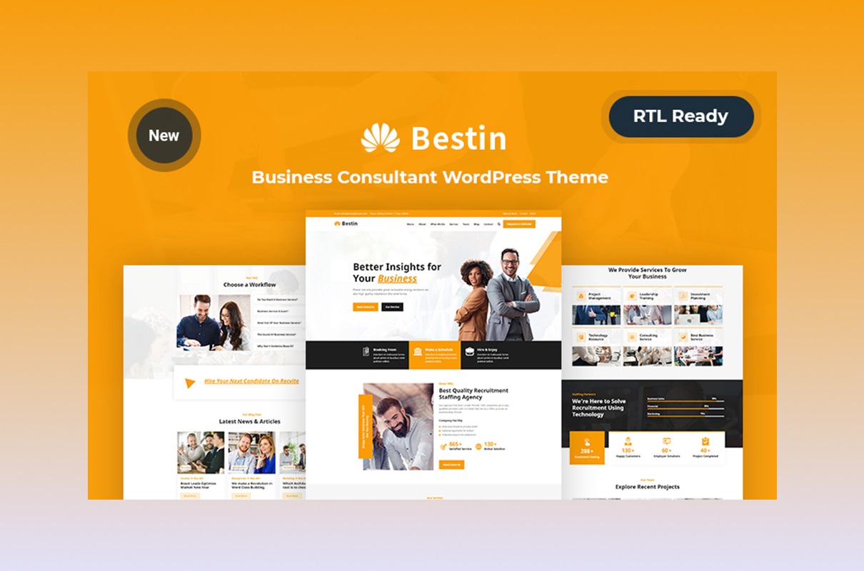 Bestin WordPress Theme.