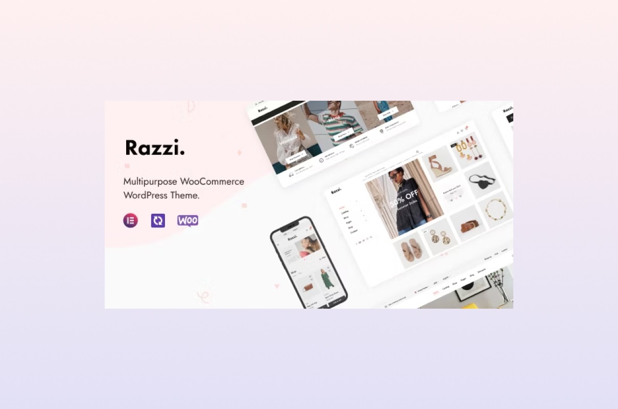 Razzi WordPress theme.