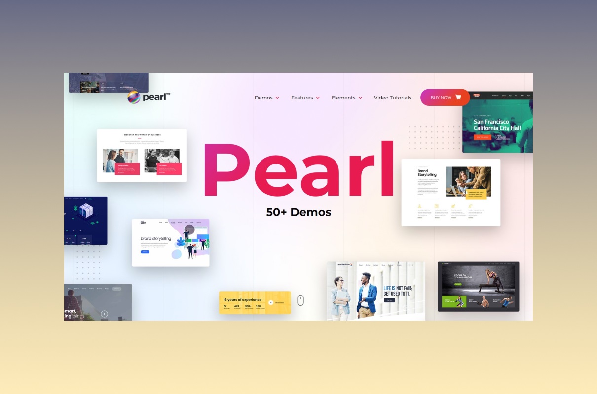 Pearl WordPress Theme.