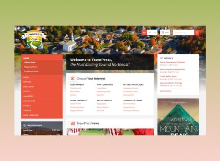 TownPress WordPress Theme is an Incredible Option for Municipality and Town Government.