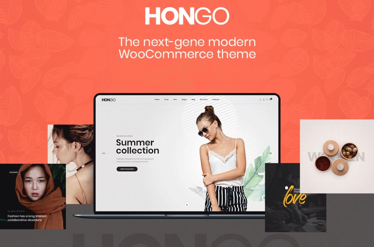 Hongo modern theme.