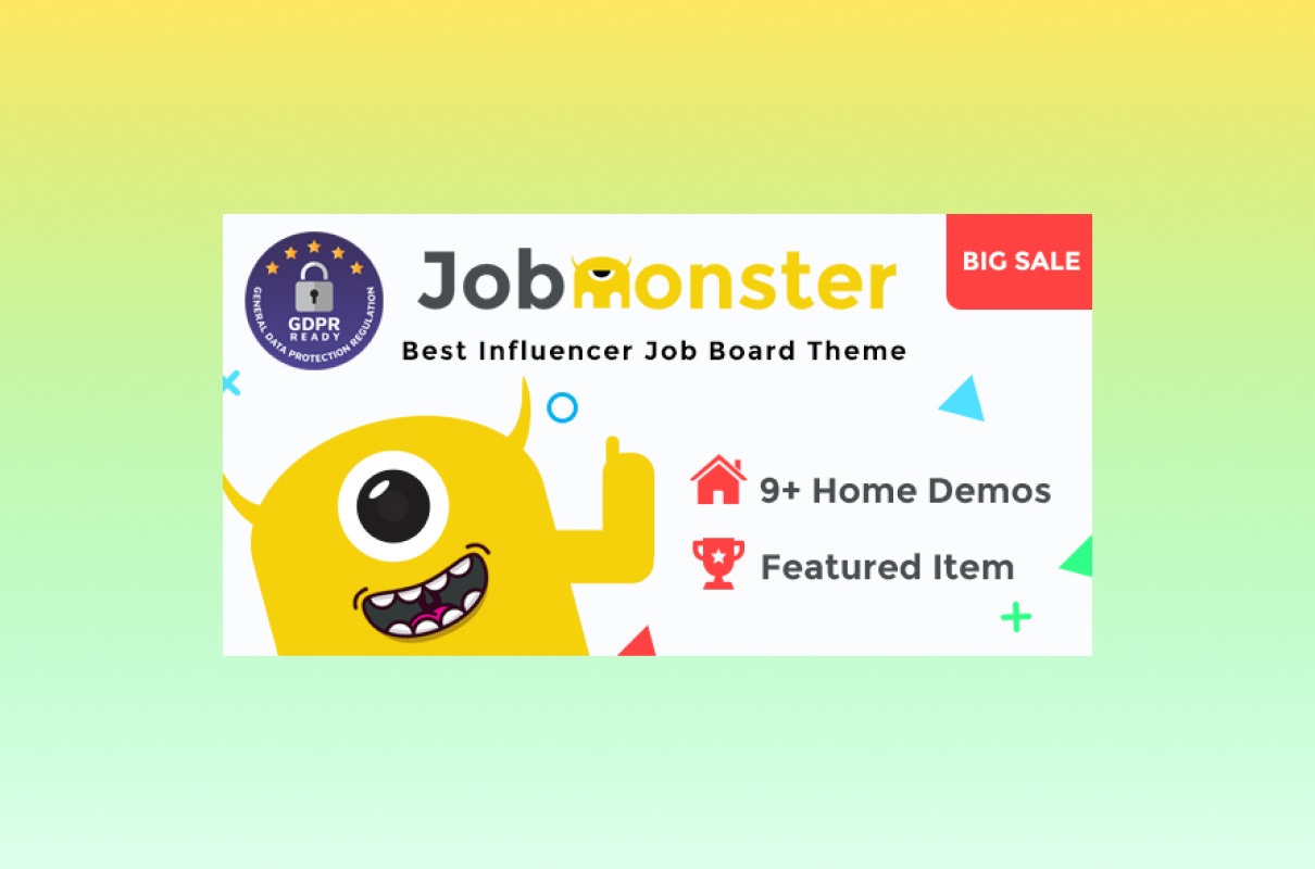 Jobmonster WordPress theme featured.