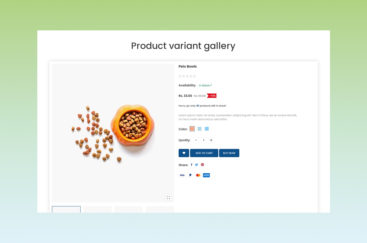 Pmart product variant gallery.