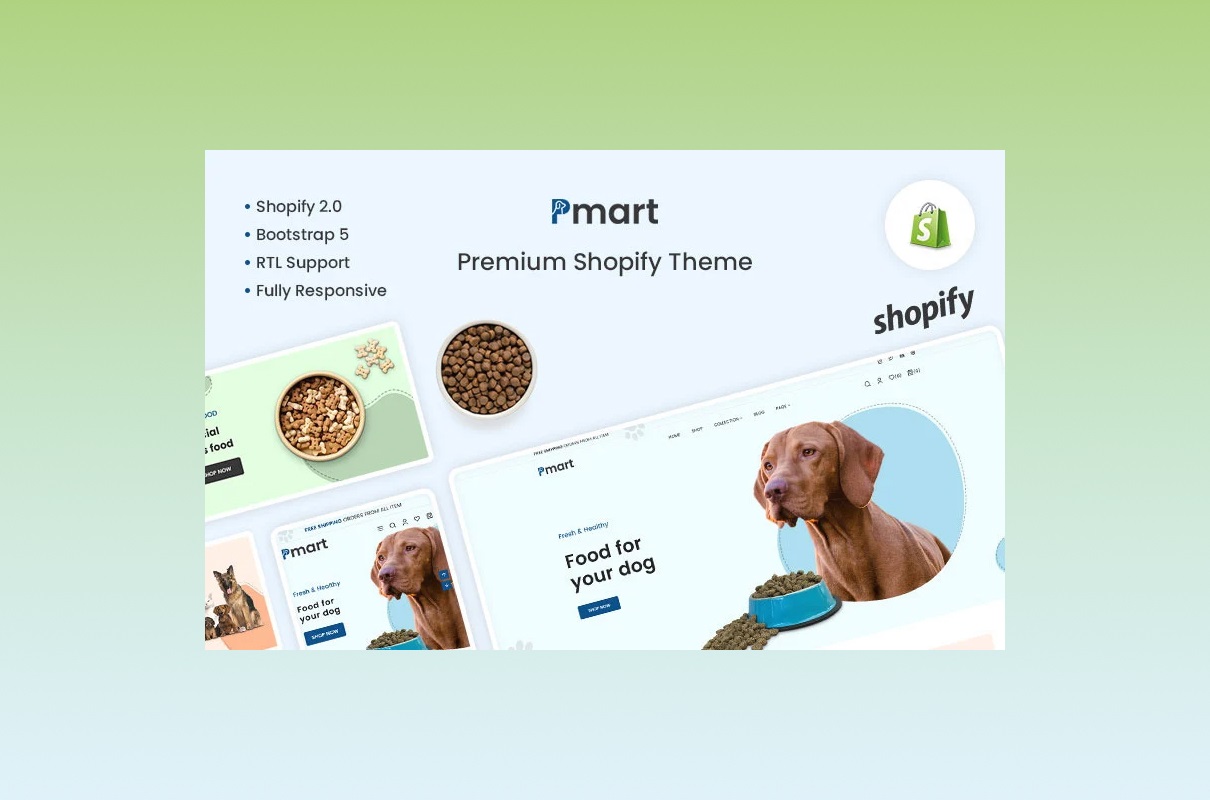 Pmart shopify theme pets.