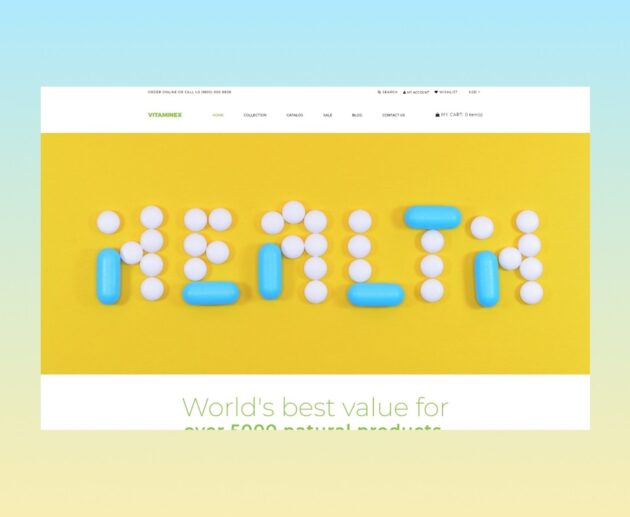 Vitaminex — Shopify Theme for Drug Stores featured.