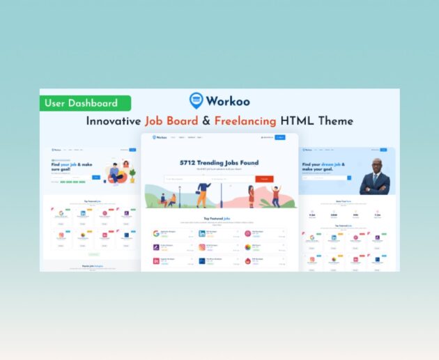 Workoo HTML Template featured.