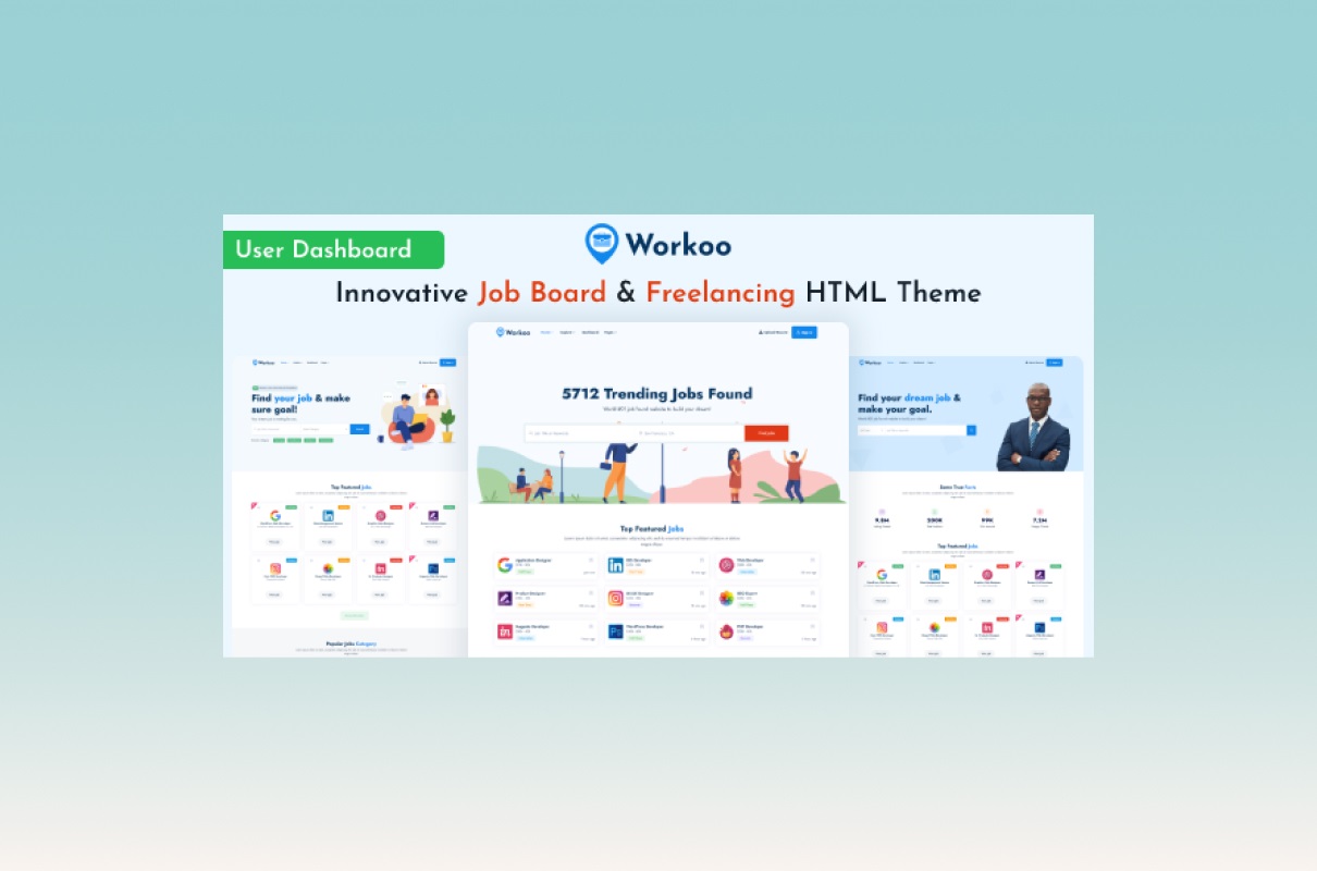 Workoo HTML Template featured.