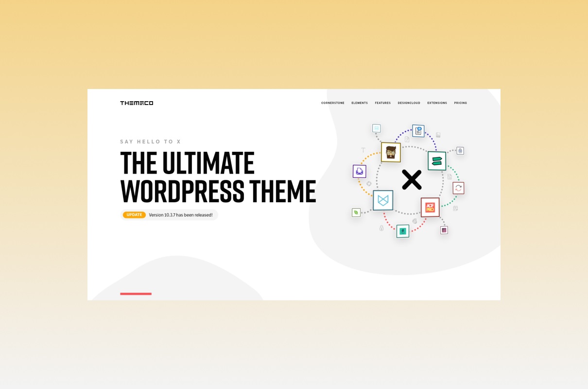 X Theam Multipurpose WordPress theme featured.