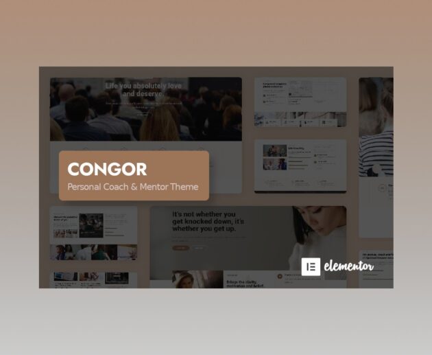 Congor WordPress Theme. For Every Personal Coaches and Mentors.