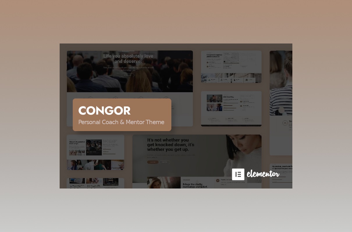 Congor WordPress Theme. For Every Personal Coaches and Mentors.