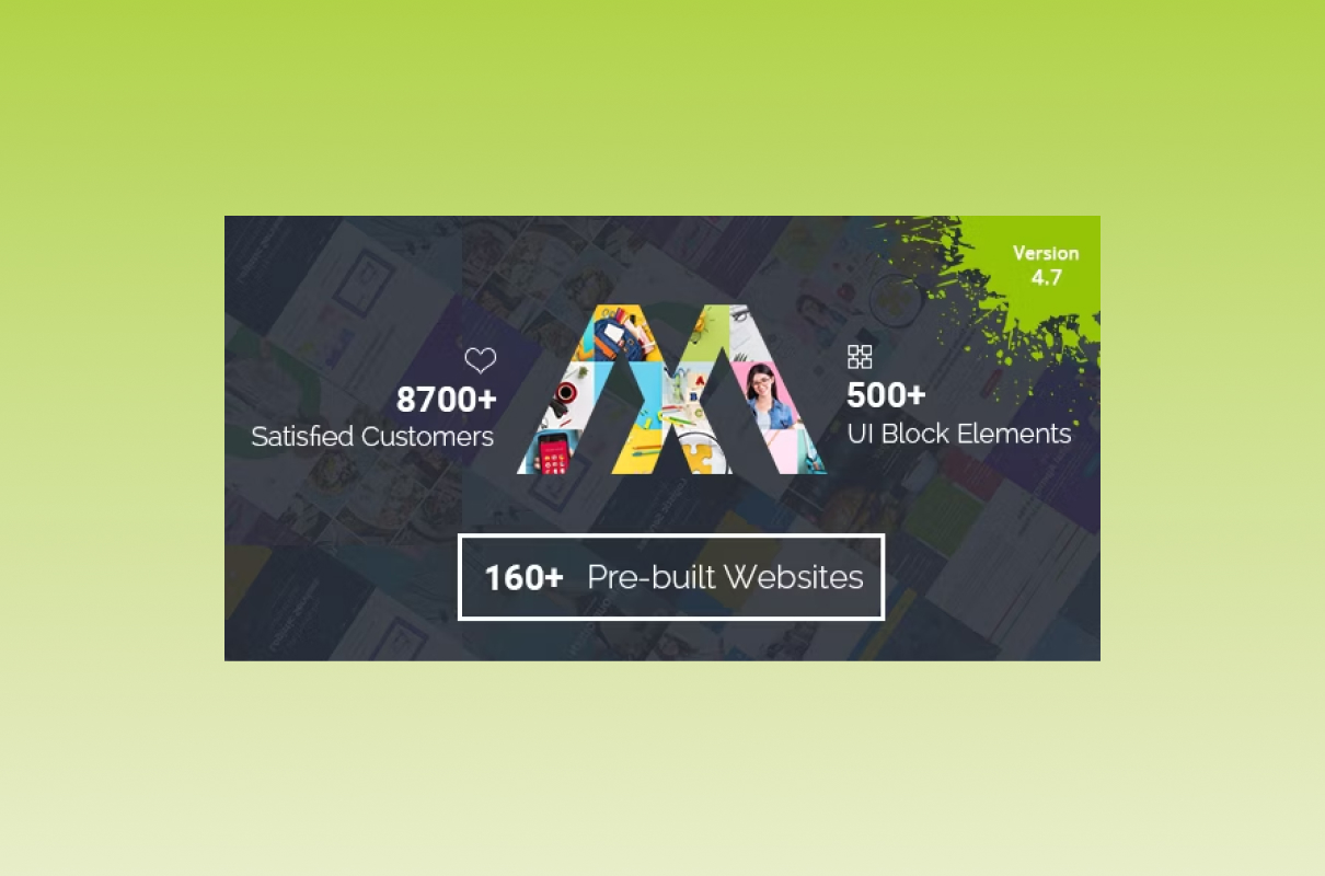 MegaOne html5 template preview.