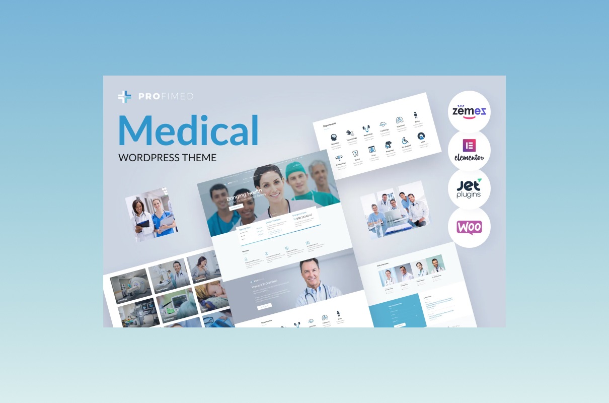 Profimed WordPress Theme for Medical.