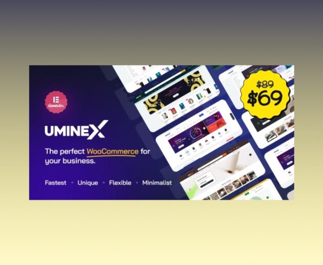 Uminex WooCommerce Theme.