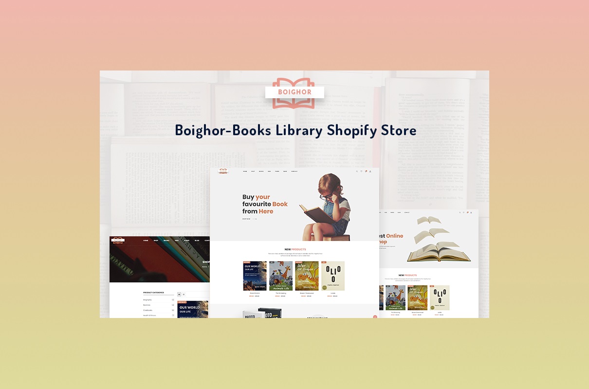 Boighor - Shopify Theme preview.